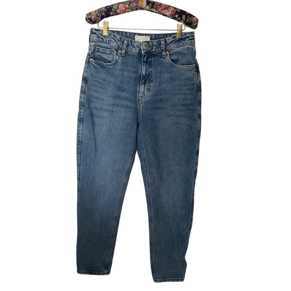 H&M Médium Wash High Waisted Blue Denim Jeans Women’s Size 8 (EUR 40)
